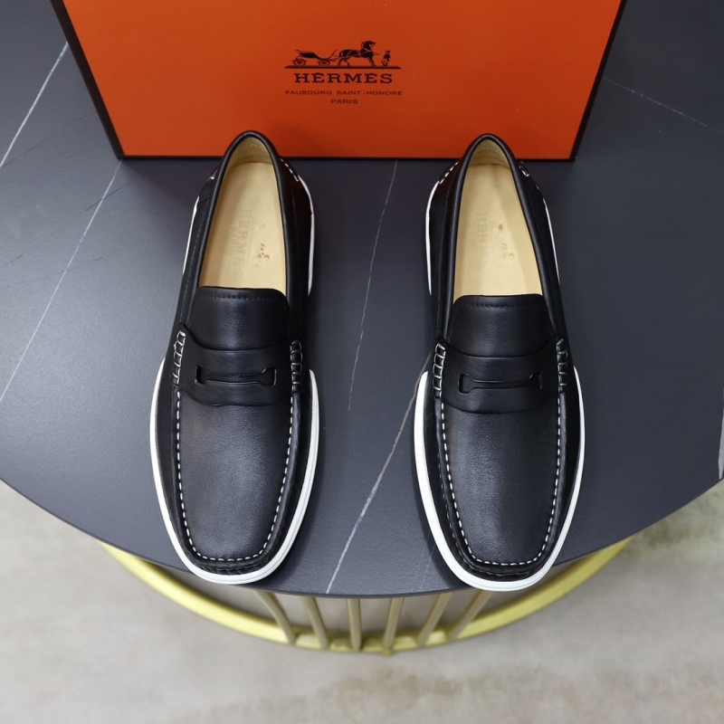 H**mes leather shoes